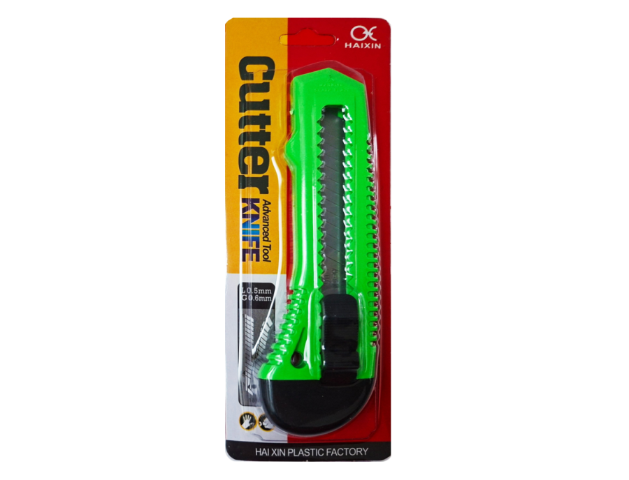 Bisturí grande 18mm plástico unicolor