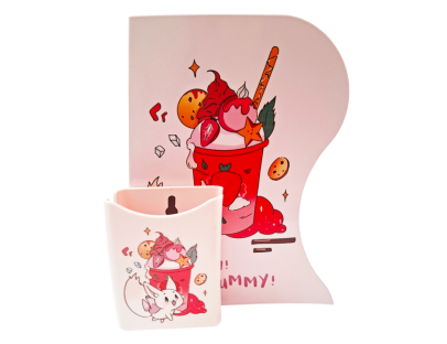 Organizador de libros infantil Metálico 9x14x19 cm