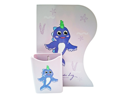 Organizador de libros infantil Metálico 9x14x19 cm