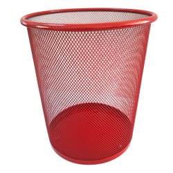 Papelera Piso Metálica 23.5 x 27cm Colores Surtidos