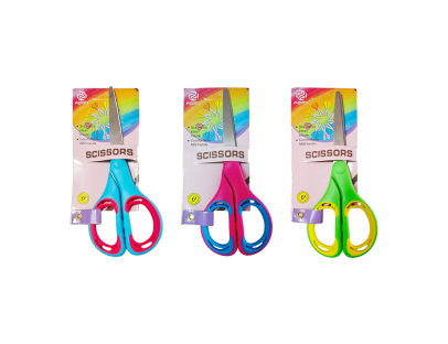 Tijera puta roma- Escolar de colores