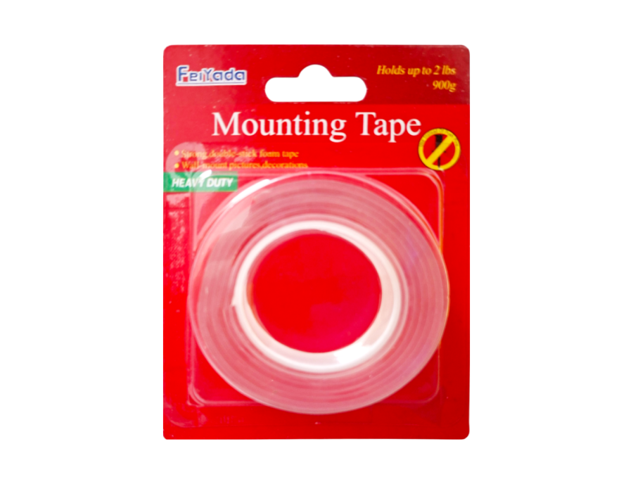 Cinta doble faz invisible silicona 18mm x 1 mt mounting