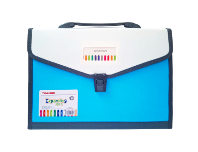 Maletin expandible 13 bolsillos A4 Tranbo