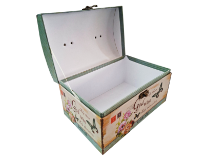 Cajas de regalo tipo baúl con manija y cierre (set x3)