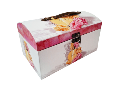 Cajas de regalo tipo baúl con manija y cierre (set x3)