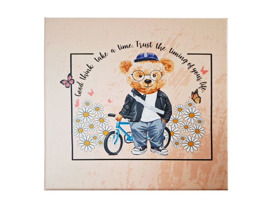 Set de Cajas de Regalo Cuadradas con Diseño Teddy o Mariposa – Elegancia y Dulzura en Cada Detalle