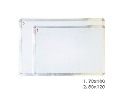 Tablero acrílico magnético marco ancho - Diferentes medidas