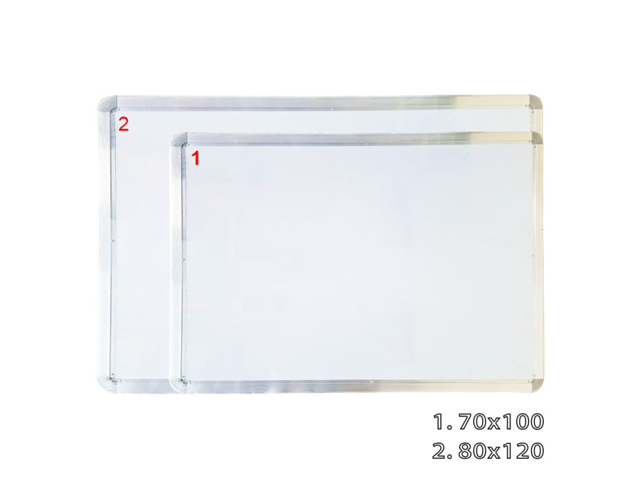 Tablero acrílico magnético marco ancho - Diferentes medidas