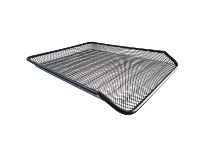 Papelera de escritorio metálica sencilla