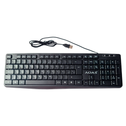 Teclado Alámbrico USB Tipo A Ref. EF25y403 – Teclado Estándar con Cable