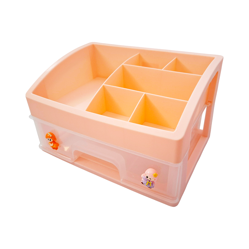 Organizador Plástico 7 Divisiones Con Cajón