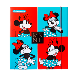 Pasta Argolla 105 Decorada Primavera – Minnie Mouse o Snoopy Surtido