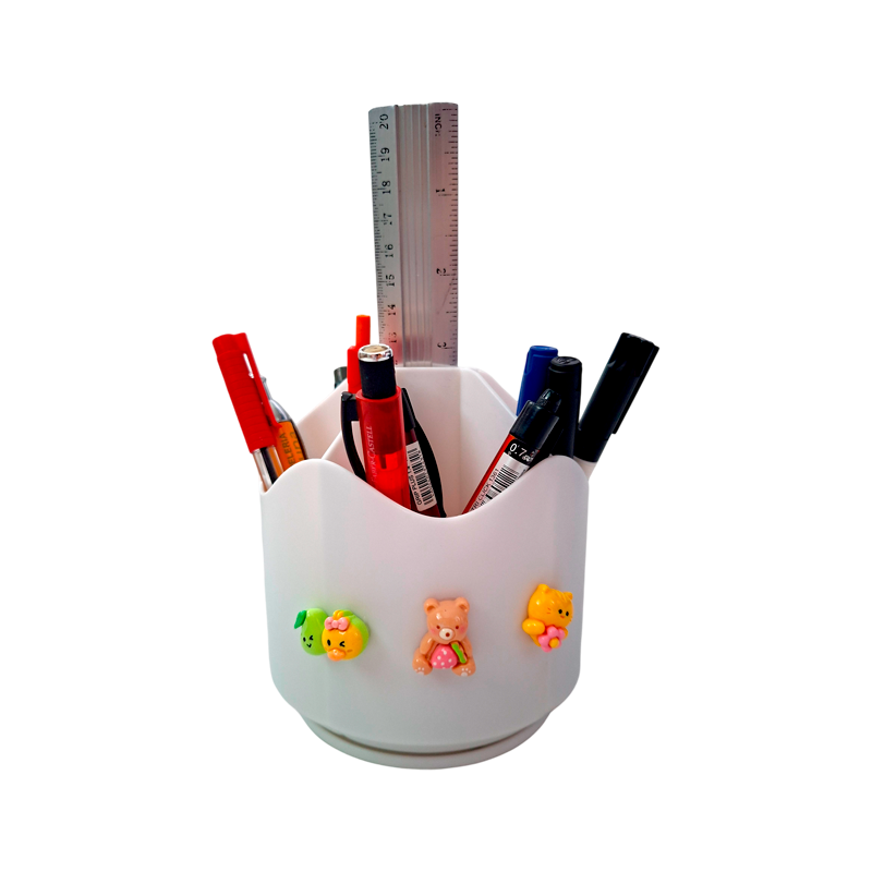 Organizador Infantil Giratorio 6 Divisiones – Colores y Decoraciones Surtidas