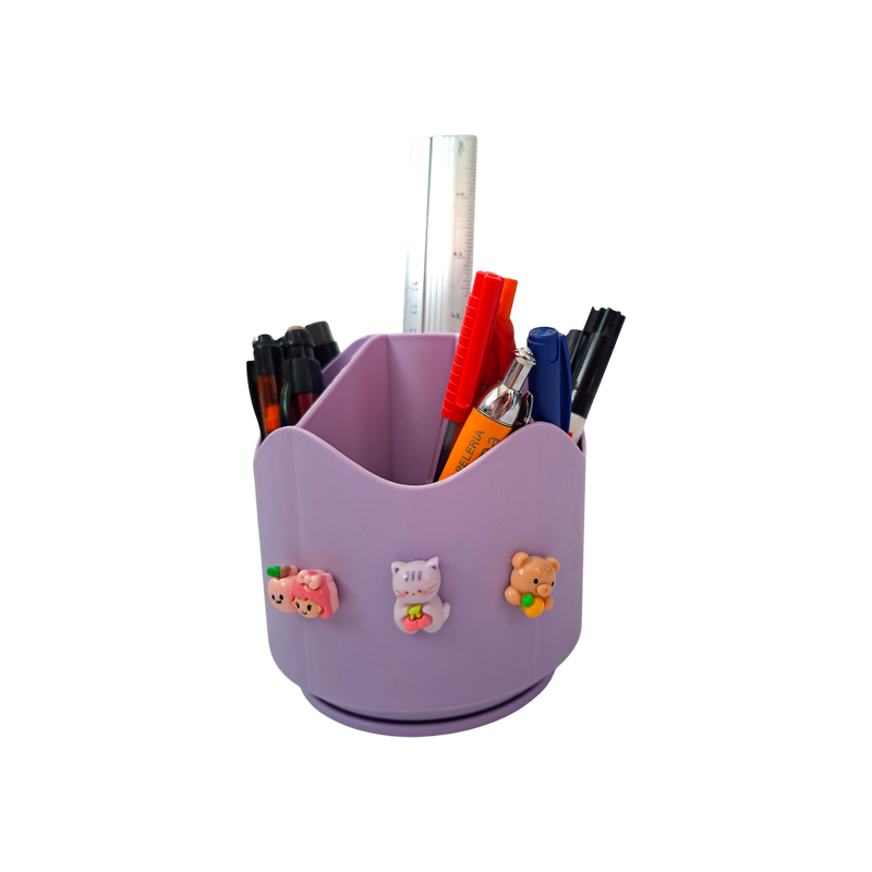 Organizador Infantil Giratorio 6 Divisiones – Colores y Decoraciones Surtidas