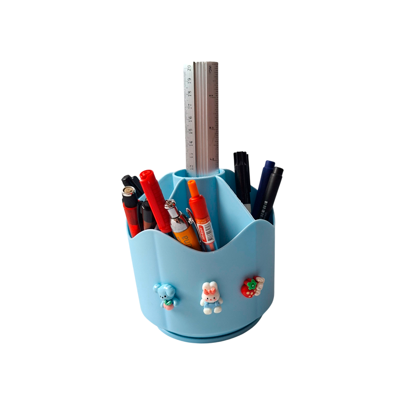 Organizador Infantil Giratorio 6 Divisiones – Colores y Decoraciones Surtidas