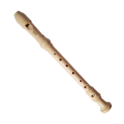 Flauta Dulce Yamaha YRS-23 Soprano Alemana Beige – Original Yamaha