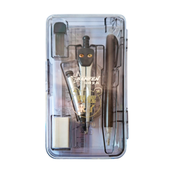 Set Geométrico 8 Piezas Caja Acrílica