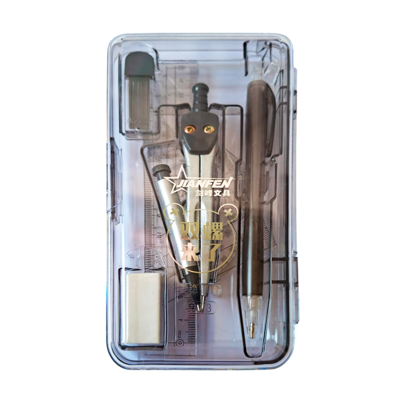 Set Geométrico 8 Piezas Caja Acrílica