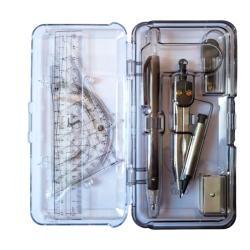 Set Geométrico 8 Piezas Caja Acrílica