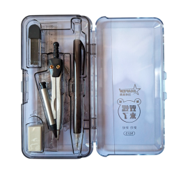 Set Geométrico 8 Piezas Caja Acrílica