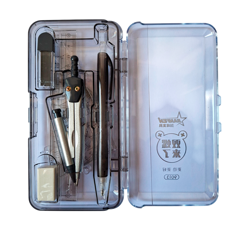 Set Geométrico 8 Piezas Caja Acrílica