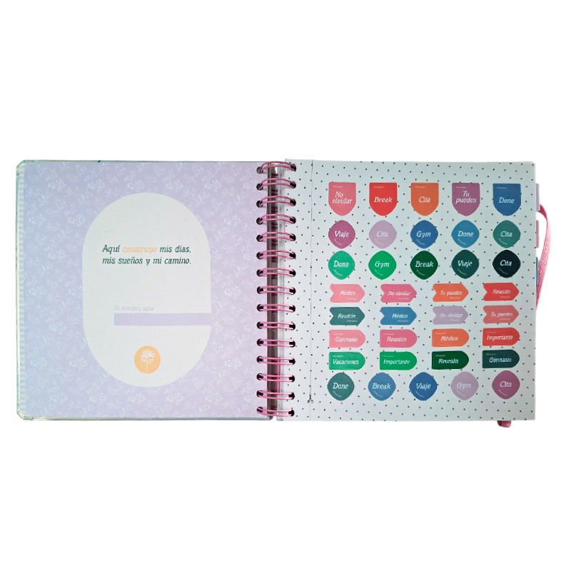 Agenda Planeador Primavera 2025 – Agenda Anual con Planificador Semanal