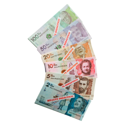 Billetes Didácticos x90 Pesos Colombianos – Juguete Educativo Denominaciones 2000 a 100000