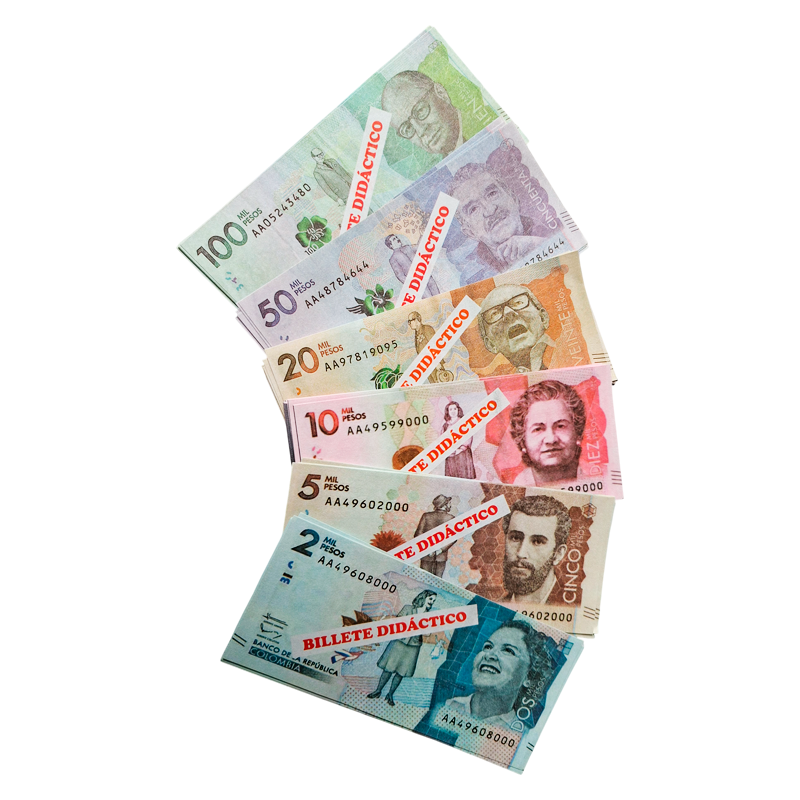 Billetes Didácticos x90