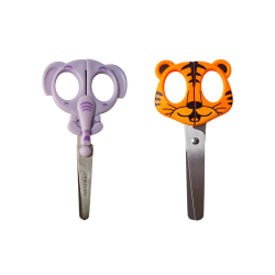 Tijera Escolar Punta Roma Animal Paradise – Seguridad Infantil Diseños Surtidos