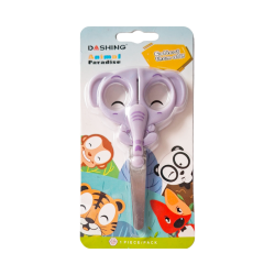 Tijera Escolar Punta Roma Animal Paradise