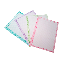 Repuesto Hojas 105 Flower Power Primavera – 100 Hojas Rayadas o Cuadriculadas