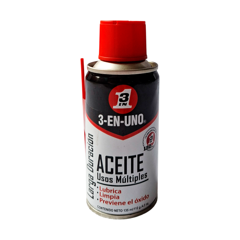 Aceite 3 En 1 Aerosol 135 ml – Lubricante Multiusos Original WD-40 Company