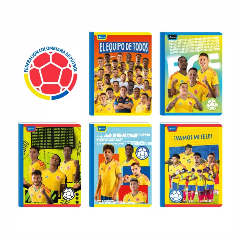 Cuaderno Selección Colombia Norma