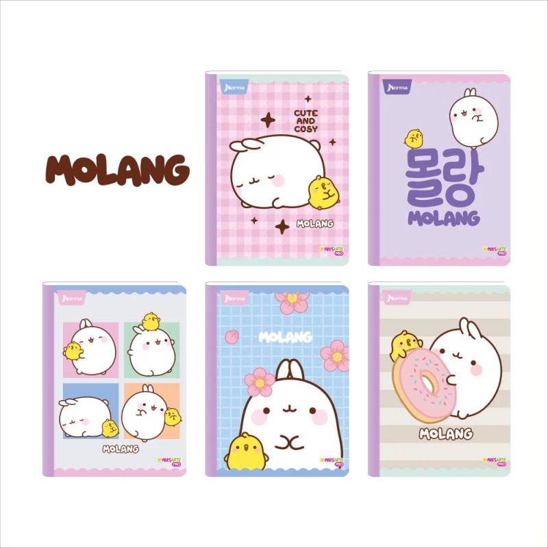 Cuaderno Moolang Cuadriculado 100 Hojas Norma