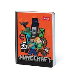 Cuaderno Cosido Minecraft 100 Hojas Cuadriculado Scribe
