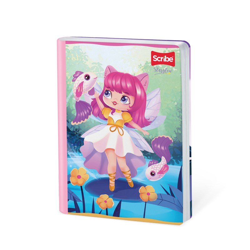 SCRIBE Notebook, grid, 100 sheets, Starglow