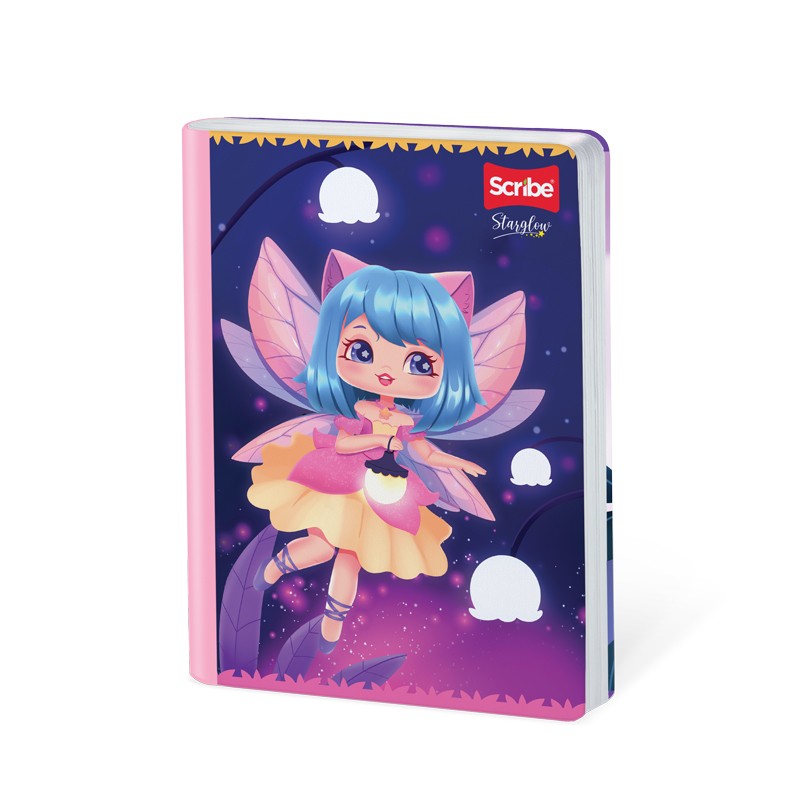 SCRIBE Notebook, grid, 100 sheets, Starglow