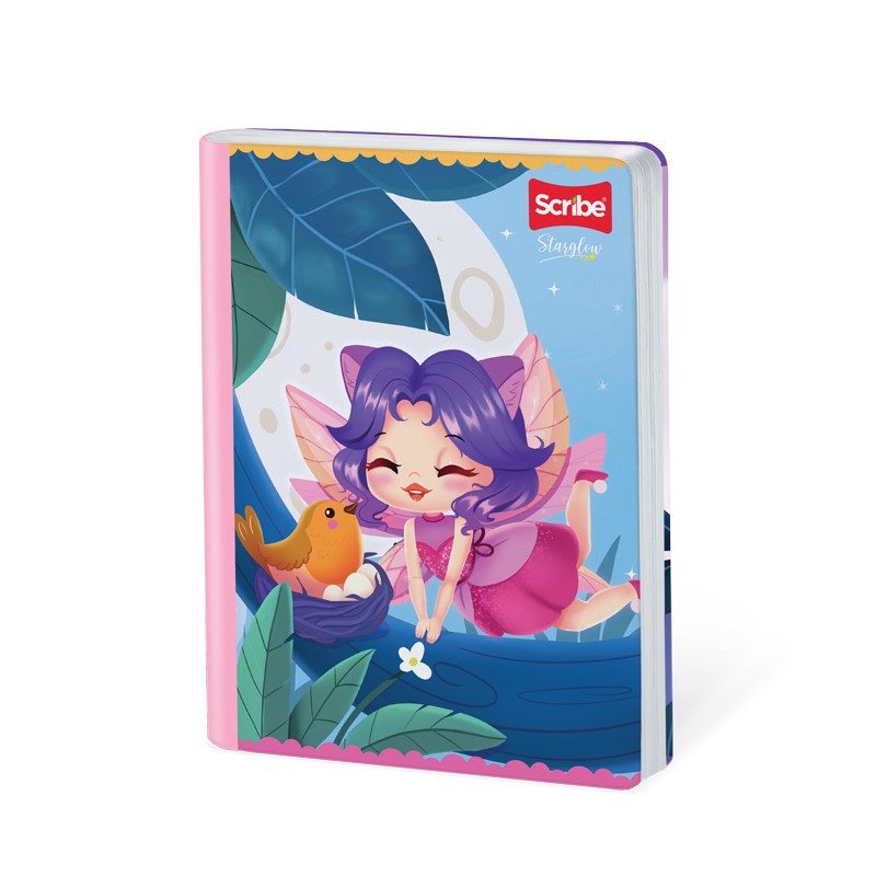 SCRIBE Notebook, grid, 100 sheets, Starglow