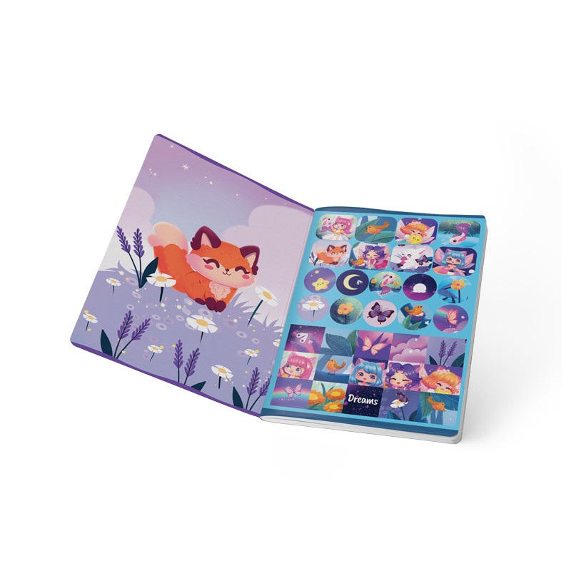 SCRIBE Notebook, grid, 100 sheets, Starglow