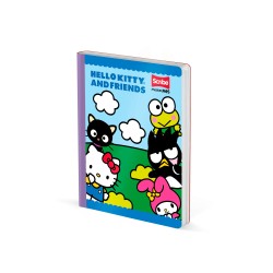 Cuaderno Cosido Hello Kitty And Friends 100 Hojas Cuadriculado M+S Scribe
